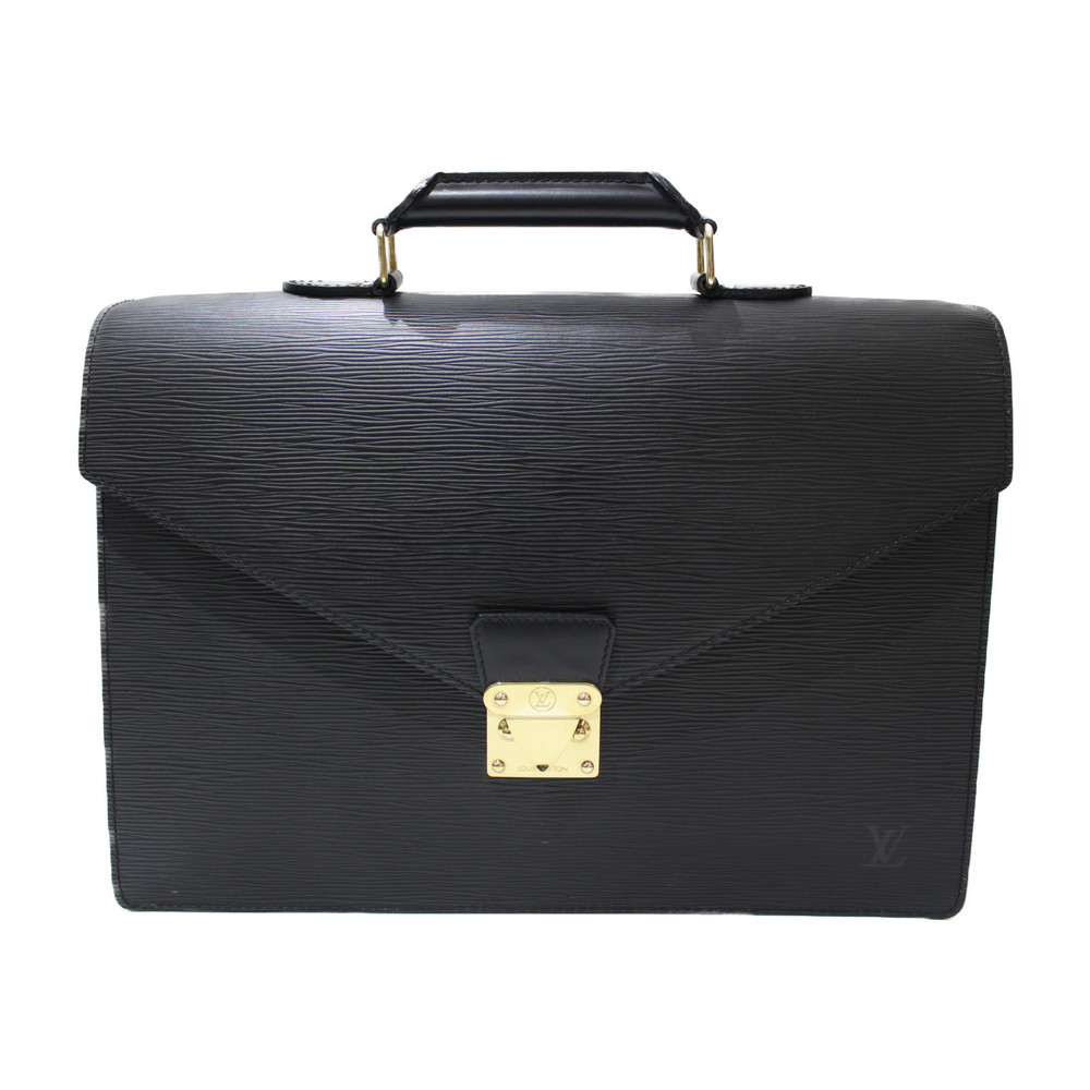Louis Vuitton Conseil Epi Noir Black Business Bag